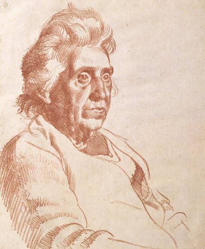 Portrait of an Old Lady, 1938 by Osmund Caine